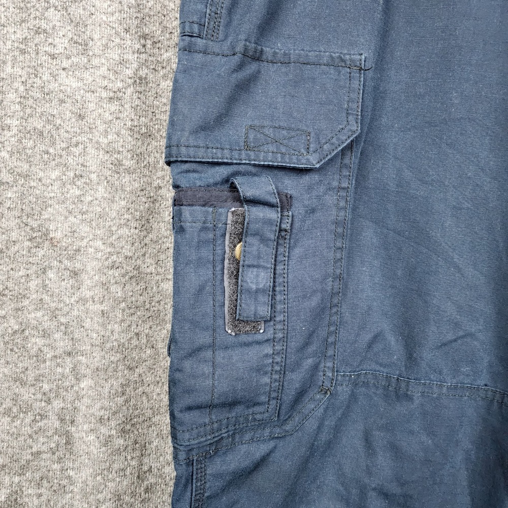 5.11 Tactical‎ Cargo Pants Mens 40x33 Navy Blue Ripstop Multi-Pocket Utility - Picture 6 of 16